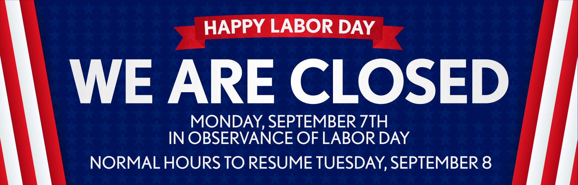 Closed Labor Day